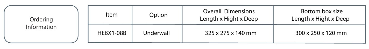 Tủ ELV - HEBX1-08B - Heizka