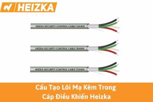 Ruột dẫn đồng mạ thiếc trong cáp điều khiển Heizka
