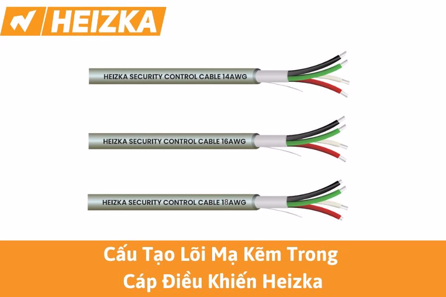 Ruột dẫn đồng mạ thiếc trong cáp điều khiển Heizka
